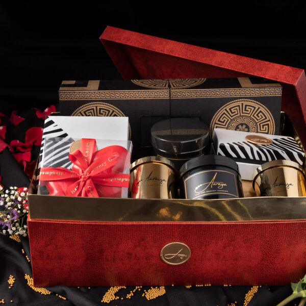Valentine Hamper Satin Box - Small