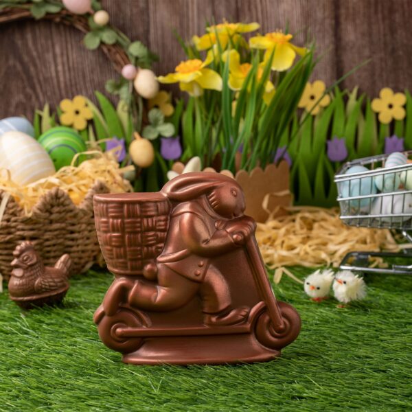 Bunny on a Scooter - 12 cm