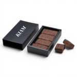4 Pcs Chocolate Coated Wafer Box by KIAM premium milk chocolate wafer gift box