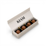 4 Pcs Filled Chocolate White Box by KIAM assorted premium milk filled chocolates